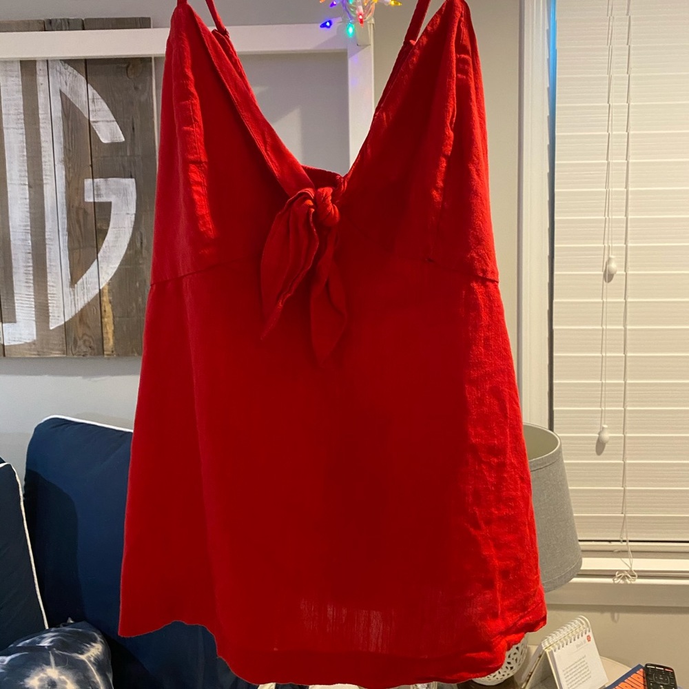 red blouse